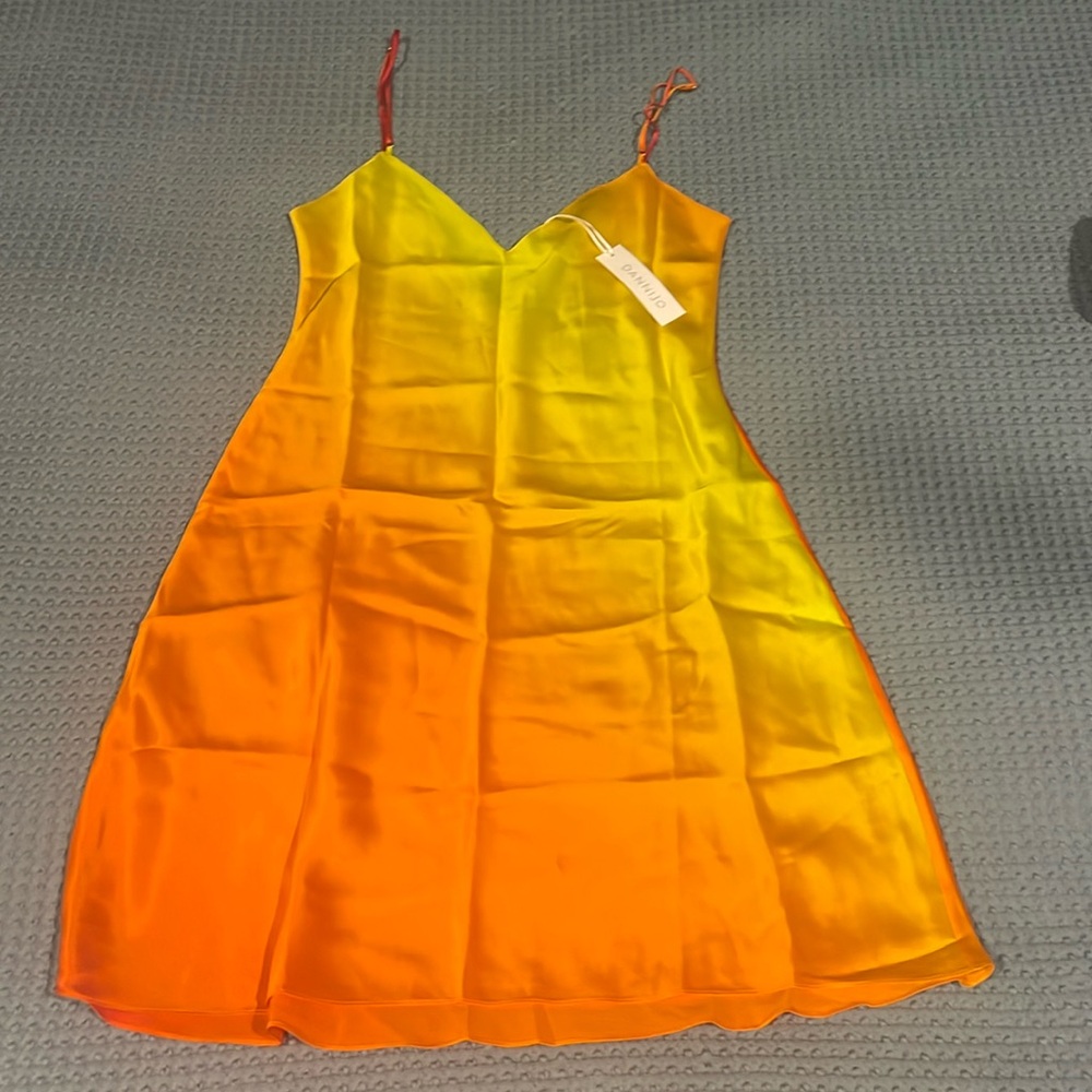 Dannijo Tequila Sunrise Mini Slip Dress